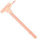 AR-15 Extended X-Latch Charging Handle Assembly - Rose Gold
