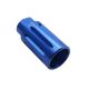 AR15 1/2X28 Aluminum Flash Can Muzzle Diverter- Blue