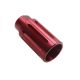 AR15 1/2X28 Aluminum Flash Can Muzzle Diverter- Red