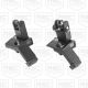 Tactical 45 Degree Flip Up Front & Rear Sight 