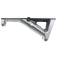 AR15 Picatinny Style Angled Foregrip - Cerakote Tungsten Gray