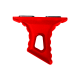 AR15 MLOK Style Mini HandStop - Cerakote Red
