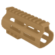AR-15 Custom Slim MLOK Handguard 4.5