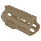 AR-15 Custom Slim MLOK Handguard 4.5