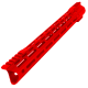 AR-15 Custom Hybrid Top Cut Super Slim MLOK Handguard 15