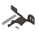 AR-15 Charging Handle Ambidextrous Steel Latch 