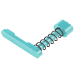 AR-15 / LR.308 Magazine Catch Assembly - Cerakote Robins Egg Blue