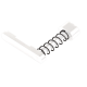 AR-15 / LR.308 Magazine Catch Assembly - Cerakote Storm Trooper White