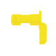 AR-15 Single Safety Selector Lever - Cerakote Lemon Zest