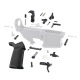 AR Semi-Auto Lower Parts Kit w/ Magpul MOE Grip - Black 