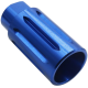 AR10/LR-308 5/8x24 Aluminum Flash Can Muzzle Diverter- Blue