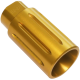 AR10/LR-308 5/8x24 Aluminum Flash Can Muzzle Diverter- Gold 