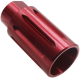 AR10/LR-308 5/8x24 Aluminum Flash Can Muzzle Diverter- Red