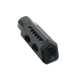 AR-10/LR-308 Pentagon Style 5/8X24 Thread Recoil Compensating Steel Muzzle Device 