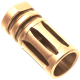 AR-15 .223/5.56 A2 Style 1/2X28 Flash Hider Muzzle Brake - Burnt Bronze