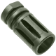 AR-15 .223/5.56 A2 Style 1/2X28 Flash Hider Muzzle Brake - OD GREEN