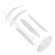 AR-10 / LR.308 A2 Style 5/8x24 Flash Hider Muzzle Brake - Storm Trooper White