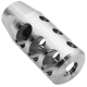 AR-15 .223/5.56 Three Chamber Stainless Steel Muzzle Brake 1/2x28 Thread