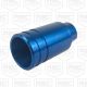 AR 9MM 1/2X36 Aluminum Flash Can Muzzle Diverter- Blue
