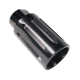 AR15 1/2X28 Aluminum Flash Can Muzzle Diverter- Black