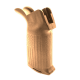 AR-15 US Flag Engraved MOE Style Grip - Burnt Bronze