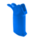AR-15 US Flag Engraved MOE Style Grip - Flame Blue