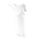 AR-15 US Flag Engraved MOE Style Grip - Storm Trooper White