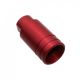 AR10/LR-308 5/8x24 Aluminum Flash Can Muzzle Diverter- Red