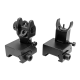 Tactical HK Style Aluminum Flip Up Front Rear Sight Set