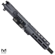 AR15 .223/5.56 Pistol Upper Assembly MLOK Handguard Complete w/ BCG & Charging Handle - Sniper Grey
