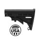 AR-15 6 Position Adjustable Mil Spec M4 Stock -Black