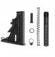AR-15 Mil Spec Collapsible 6 Position M4 Stock Kit Assembly 