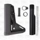 AR-15 Magpul MOE SL Mil-Spec Stock Kit with 6 Position Buffer Tube Assembly - Black