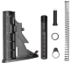 AR-10 / LR.308 Collapsible 6 Position Mil Spec M4 Stock Kit w/ 3.8 oz Short Buffer