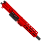 AR15 .223/5.56 Pistol Upper Assembly 7.5' Barrel MLOK Handguard Complete w/ BCG & Charging Handle - Red