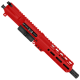 AR15 .223/5.56 Pistol Upper Assembly 7.5' Barrel MLOK Handguard Complete w/ BCG & Charging Handle - Red