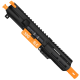 AR-15 .300 Blackout 5'' FORGED UPPER ASSEMBLY WITH 4.5'' HANDGUARD AND COLOR OPTION BUNDLE - Black and Tequila Sunrise Orange