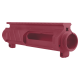AR-15 Custom Stripped Billet Modular Upper Receiver - Cranberry Frost