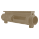 AR-15 Custom Stripped Billet Modular Upper Receiver - FDE
