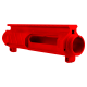 AR-15 Custom Stripped Billet Modular Upper Receiver - Red