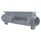 AR-15 Custom Stripped Billet Modular Upper Receiver - Sniper Grey