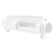 AR-15 Custom Stripped Billet Modular Upper Receiver - White