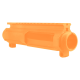 AR-15 Stripped Billet Upper Receiver - Tequila Sunrise Orange