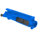 AR-15 Upper Receiver Assembly w/ Ejection Port Cover & Forward Assist Installed - Flame Blue