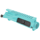 AR-15 Upper Receiver Assembly w/ Ejection Port Cover & Forward Assist Installed - Robins Egg Blue
